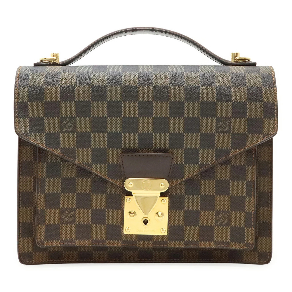 LOUIS VUITTON Damier Monceau Handbag Clutch Bag